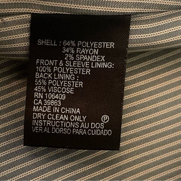 Tahari Fitted Brown Fitted Academia Office Jacket Blazer NWOT Size 8 - Picture 9 of 12